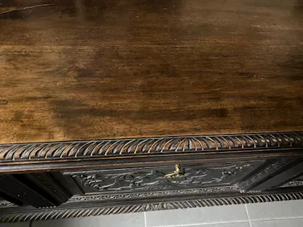 Cassapanca in legno di noce, in ottime condizioni, prezzo trattabile - Foto 2