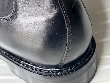 Stivaletti uomo fatti a mano pelle e suola Vibram 46, colore rosso - Anteprima 6
