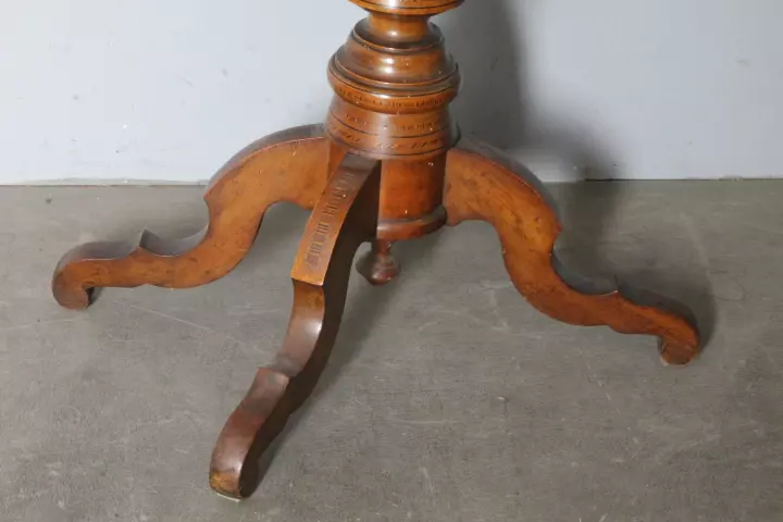 Antico tavolo Sorrento 1860 in noce - Foto 3