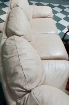 Salotto angolare in vera pelle , - Foto 4