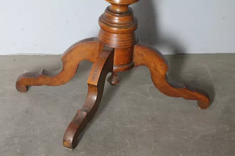 Antico tavolo Sorrento 1860 in noce - Foto 3