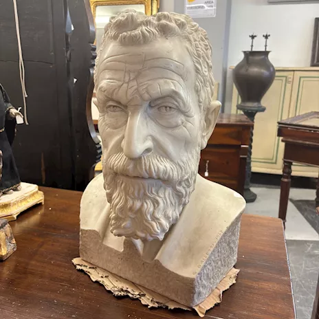 Antica Grande scultura marmo Carrara, firmata Guido Galetti