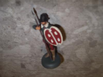 Soldatino Piombo Scudo Speciale Adarga Spagna 1540.