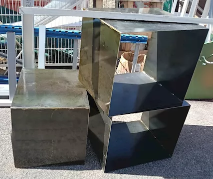 Cubo Panca Oro Ottonato 44485