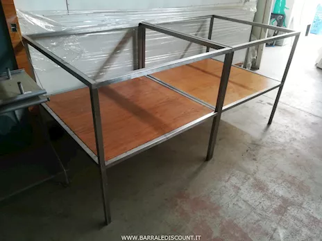 Tavolo in Legno e Acciaio 5050