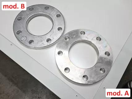 Flange per tubi in inox e alluminio usate - Foto 2