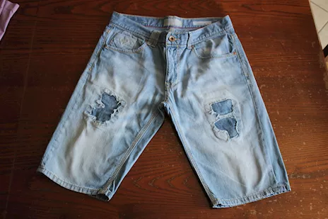 PANTALONCINI JEANS UOMO T.32