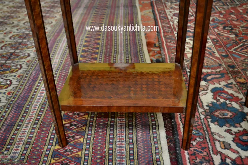 Coppia di tavolini - comodini stile Luigi XVI - Foto 5