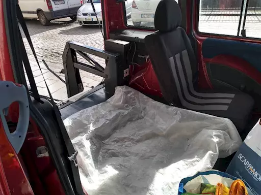 Fiat Doblò attrezzato per trasporto disabili