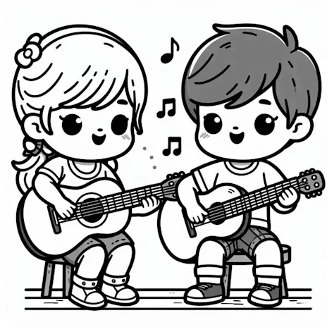 Lezioni di chitarra in mini-gruppo per bambini