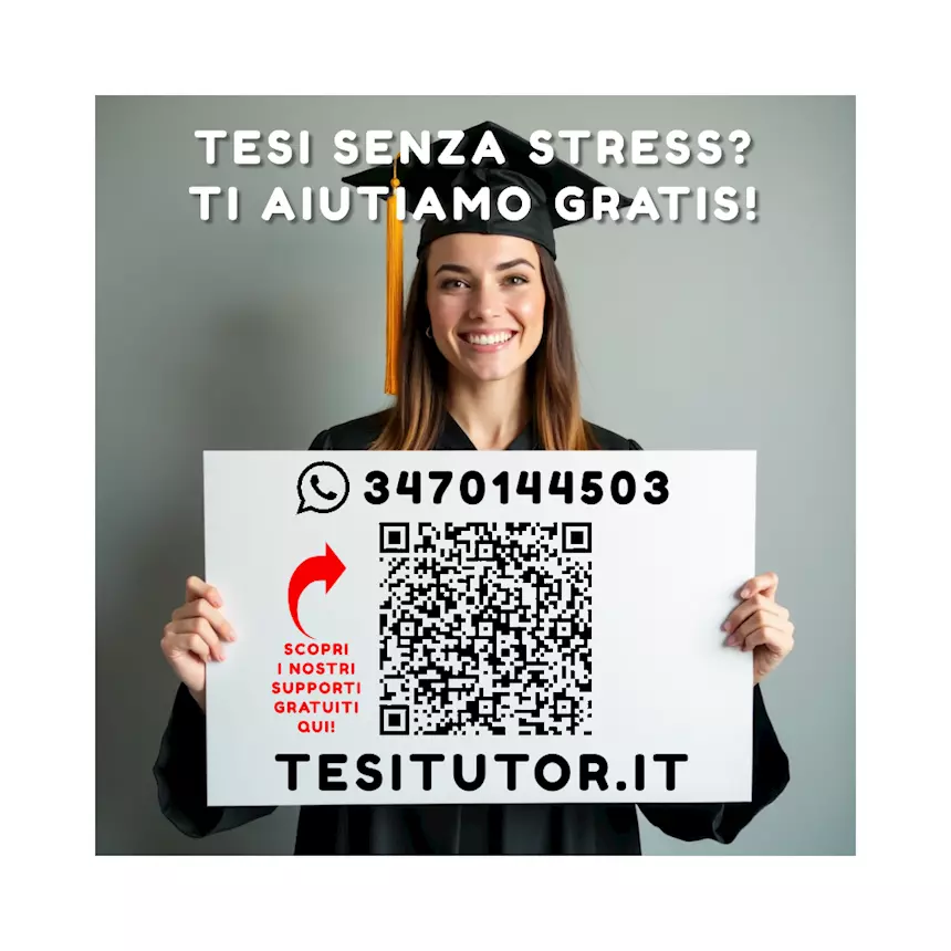 Tesi Senza Stress Ti aiutiamo Gratis