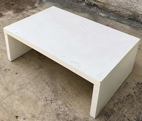 Banco bianco AC 44270, in legno - Anteprima 6
