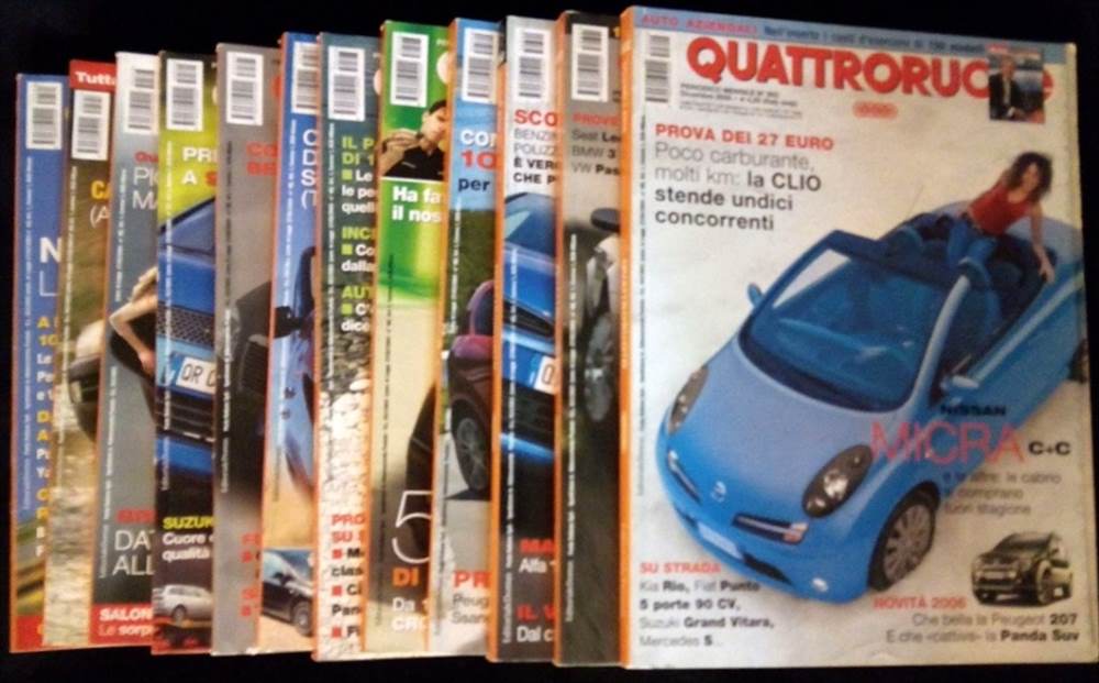 Foto 12Quattroruote 191 numeri fra il 1988 ed il 2005, in ottime condizioni