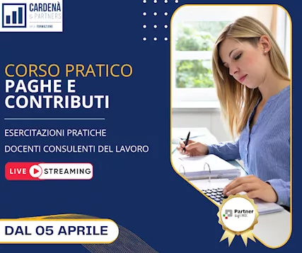 Corso Paghe e Contributi - in diretta web su zoom