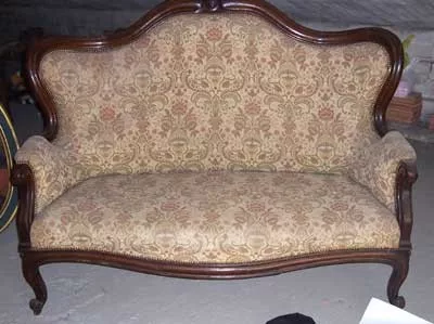 Divano vintage 3 posti in stile Louis XVI