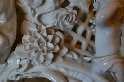 Antica lampada in porcellana di Meissen del XX secolo, in ottime condizioni - Foto 4