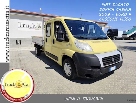 RIF.1249 FIAT DUCATO - 2009 - DOPPIA CABINA - CASSONE FISSO
