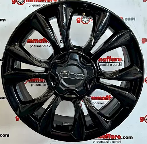 4 Cerchi Lega Fiat 500X Popstar R17 Nero Lucido LT2601