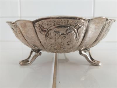 Argento. Saliera d’argento a coppetta