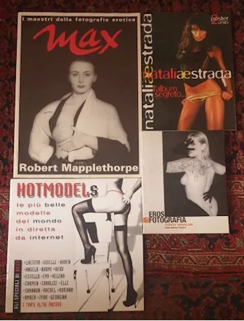 Lotto 4 album fotografici R. Mapplethorpe N. Estrada Marler