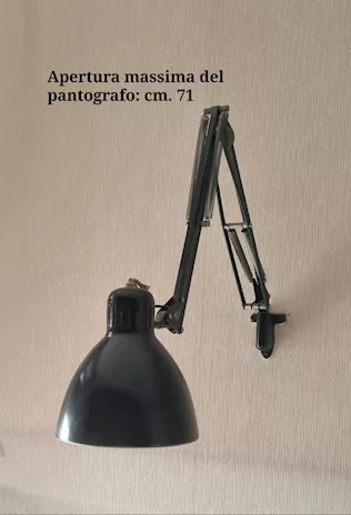 Lampada vintage con pantografo