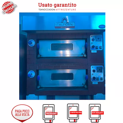 Forno pizza 2 camere