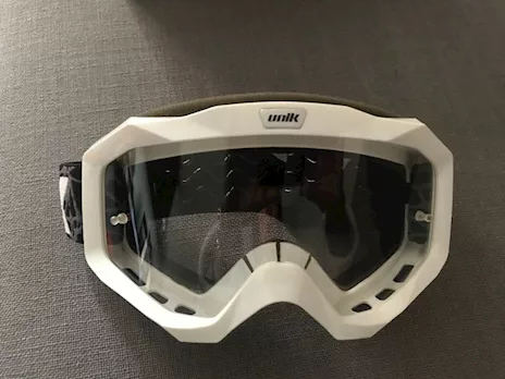 Unik mascherina cross sci nuova, colore bianco - Foto 4