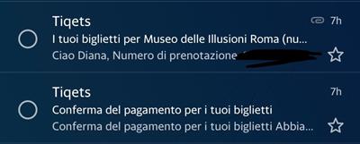 Biglietto museo delle illusioni