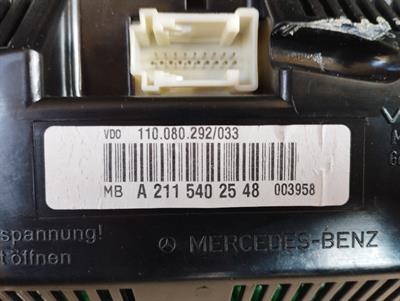 Quadro strumenti Mercedes Classe E W211 280 CDI - Foto 3