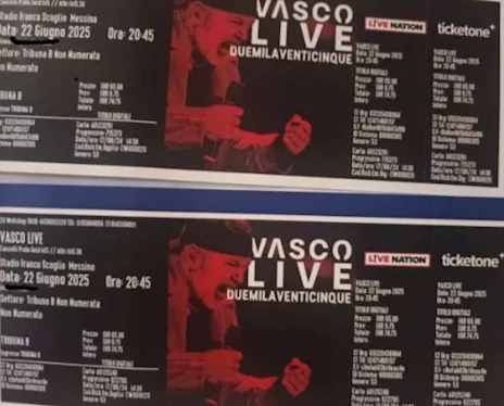 Vasco a Messina 22 giugno