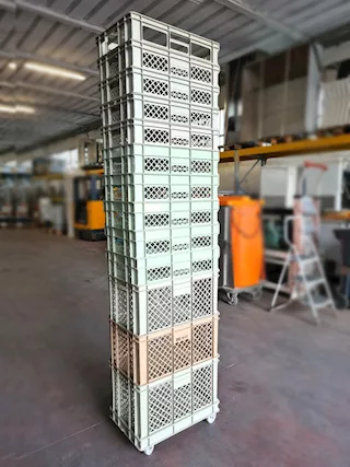 Cassette in plastica usate, marca Pavoni, mod. D - Foto 2
