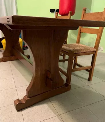 Tavolo + Panca + Sedie (arredo taverna)