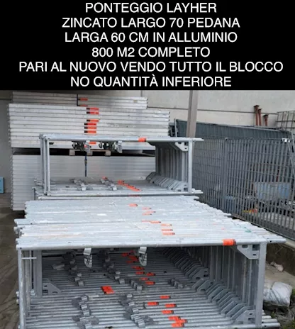 Ponteggio 800m2