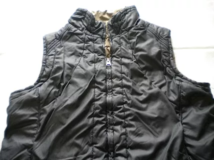 Smanicato uomo imbottino Double Face nero/beige tg. M - Foto 3