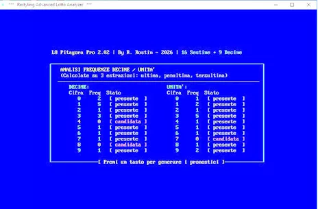 L8 PITAGORA Pro Advanced LOTTO Analyzer - Anteprima 4