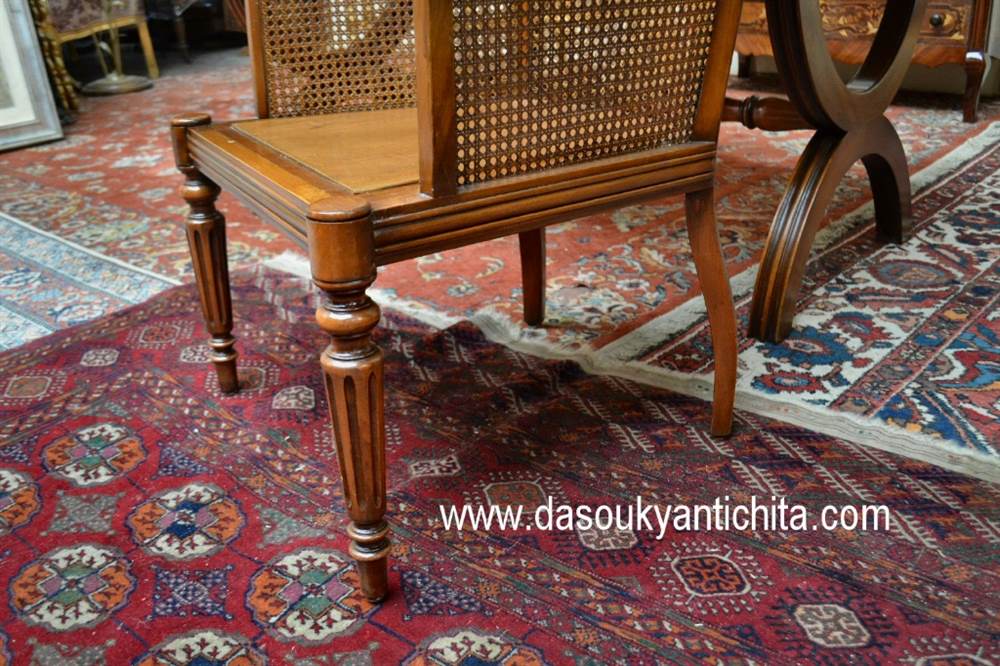 Poltrona inglese Regency inizi del XX secolo, in legno - Foto 11