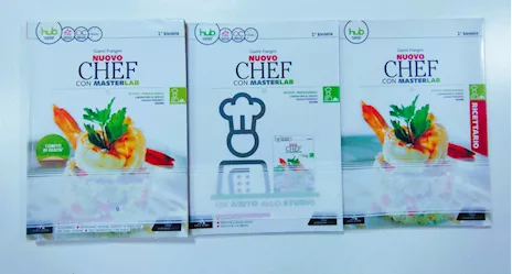 Nuovo chef con Masterlab. Con ricettario e aiuto allo studio