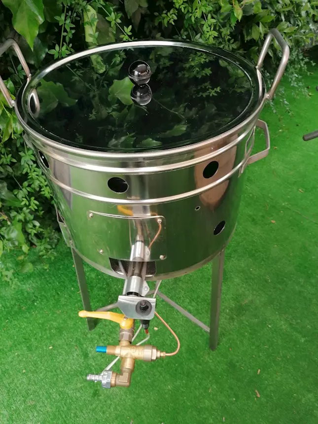 Friggitrice inox a gas certificata e garantita