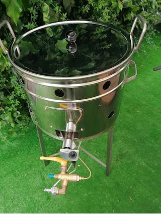Friggitrice inox a gas certificata e garantita