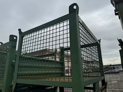 Contenitori metallici zincati impilabili - TARA 57,3 kg