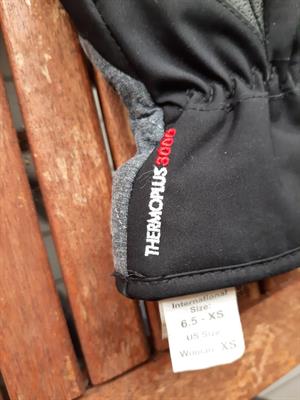 Guanti da sci marca LEVEL taglia 6,5 - XS Thermoplus 3000 Go, colore nero - Foto 2