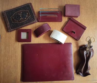 SET IN PELLE PER SCRIVANIA