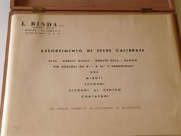 Assortimento di Sfere Calibrate I.Binda 1970