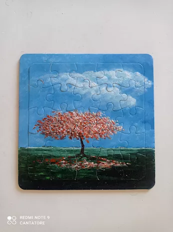 Dipinto puzzle albero della vita