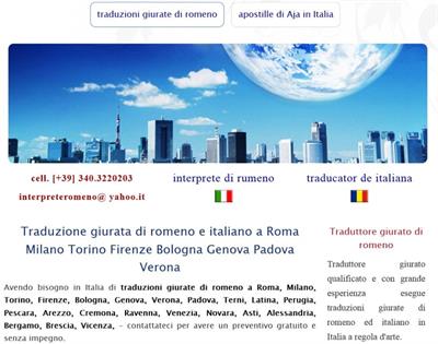 Traduzioni asseverate da/ in romeno, apostille