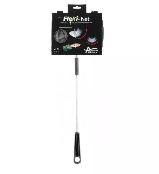 Retino Aquatic Nature Flexi-net 4 Fine 15 cm, colore grigio