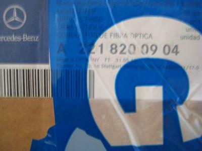 Cavo fibra ottica Mercedes W221 A221 820 09 04 - Foto 2