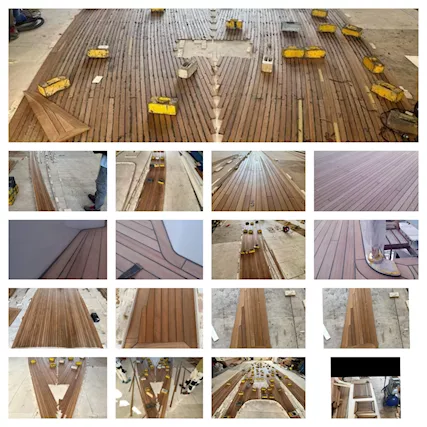 Coperte in teak