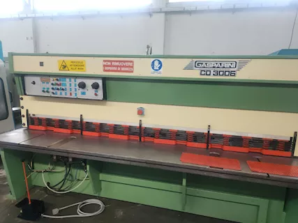 Cesoia lamiera idraulica Gasparini Mod Co3006