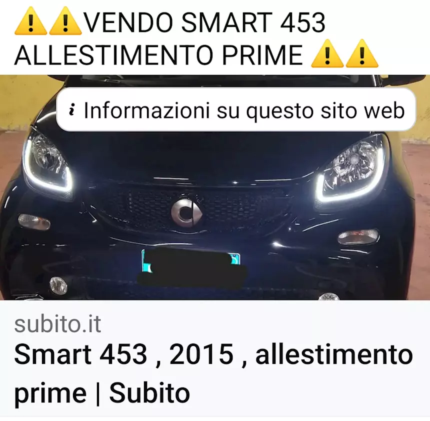 -smart prime'453 sedili in pelle